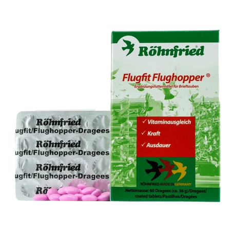 Flugfit Flughopper 60Tabs (vitamines - Puissance - Endurance) 1 Flugfit Flughopper 60Tabs (vitamines - Puissance - Endurance)