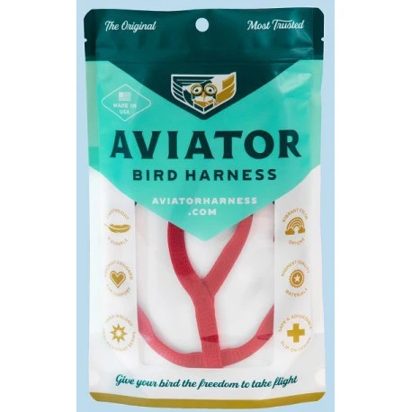 Alimentation Oiseaux Soldes -Alimentation Oiseaux Soldes harnais pour perroquets aviator largerouge