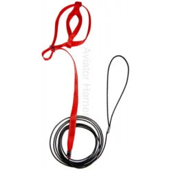 Harnais Pour Perruches Aviator - Petit/Rouge -Alimentation Oiseaux Soldes harnais pour perruches aviator petitrouge 2