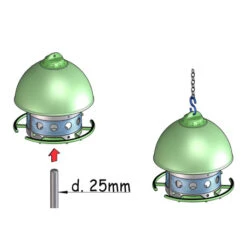 Mangeoire "Space Garden" 5 Mangeoire "Space Garden" -Alimentation Oiseaux Soldes mangeoire verte pour jardin 1