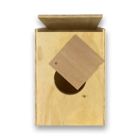 Nichoir Vertical Pour Grandes Perruches 22x22x30 Cm 2 Nichoir Vertical Pour Grandes Perruches 22x22x30 Cm – Image 2