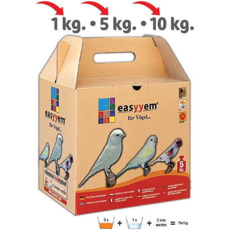Pâtée Blanche Aux œufs Pour Oiseaux à Fond Blanc 10kg - Easyyem 1 Pâtée Blanche Aux œufs Pour Oiseaux à Fond Blanc 10kg - Easyyem